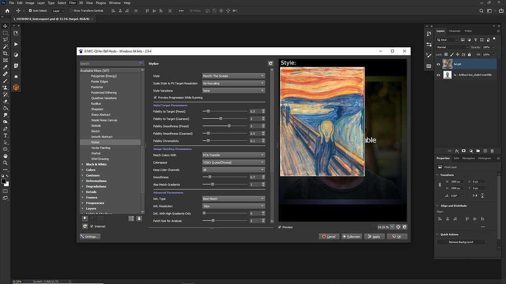 G'MIC8bf A filter interface for G'MICQt G