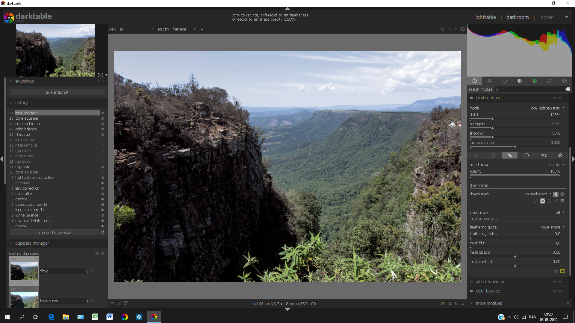 how to install darktable presets