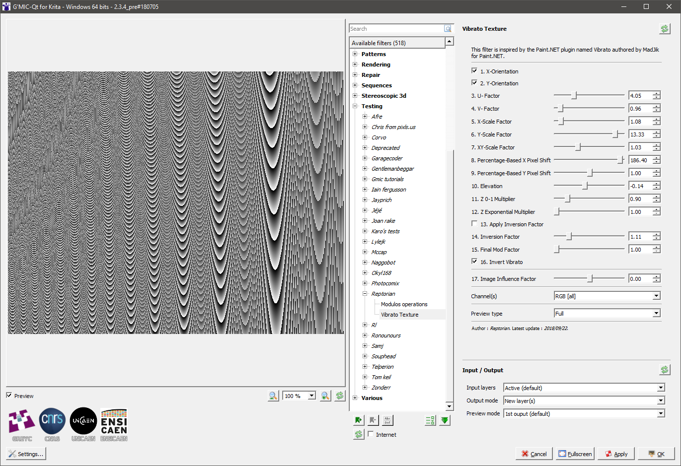 Reptorian G'MIC Filters G'MIC discuss.pixls.us
