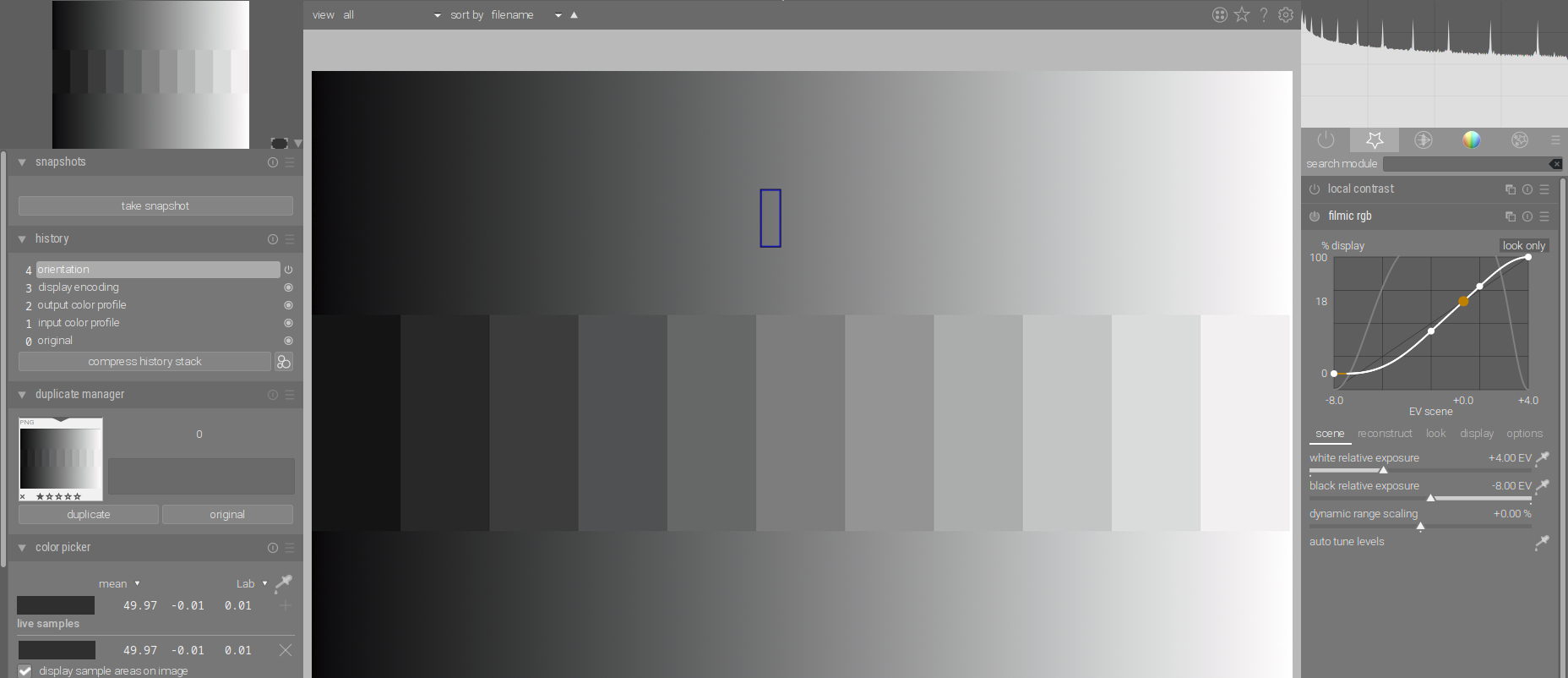 Darktable Workflow approaches Custom Base curves, LUTS, Filmic